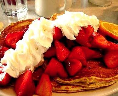 Strawberry, Pancake