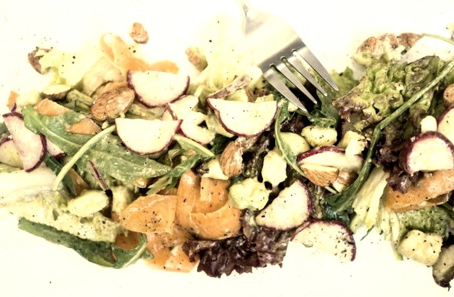 (via Zesty Orange and Nut Salad The Everyday Vegetarian)