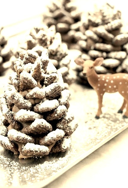 Quick and Easy Snowy Chocolate Pinecones Handmade Charlotte