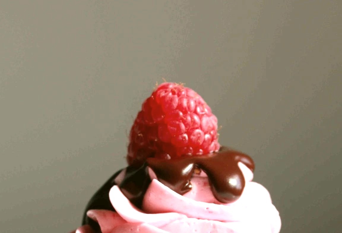 Chocolate Cupcakes With Raspberry Buttercream And Chocolate Glaze